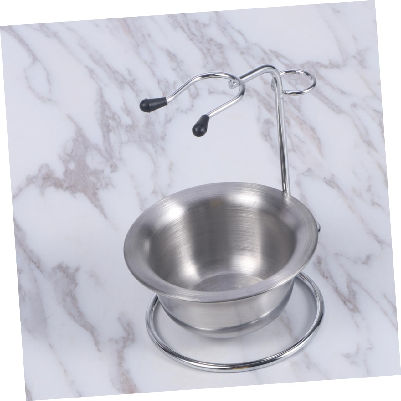 FRCOLOR 3 Piezas soporte y para brochas de afeitar stainless steel portaherramientas brochas de afeitar para hombres maquinillas de afeitar para hombres soporte de afeitado y