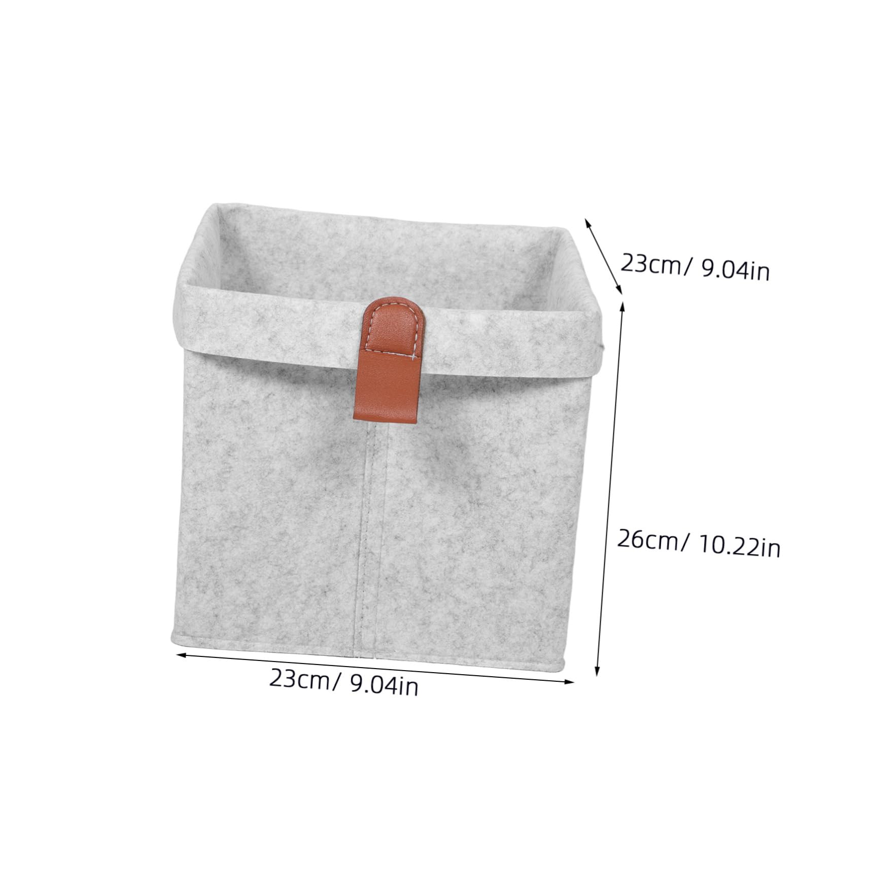 6 Stück Packung Faltbare Filz Aufbewahrungsbox Würfelform Leichtes Design Platzsparend mit Aufhänger für Kinderzimmer und Schlafzimmer
