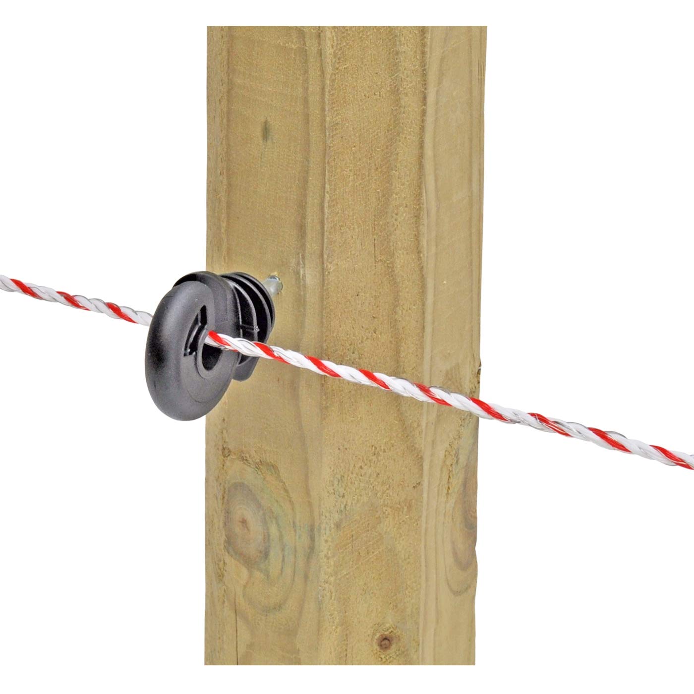 VOSS.farming 500x Ringisolator Set mit Einschraubhilfe Warnschild Elektrozaun Isolator