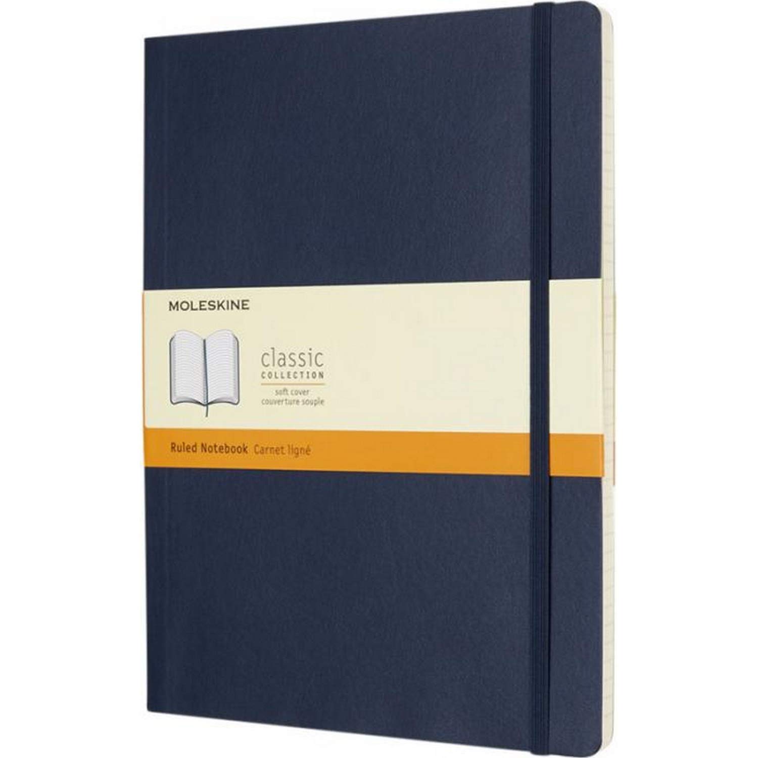 Moleskine - Cahier CLASSIC XL (Taille unique) (Bleu saphir)