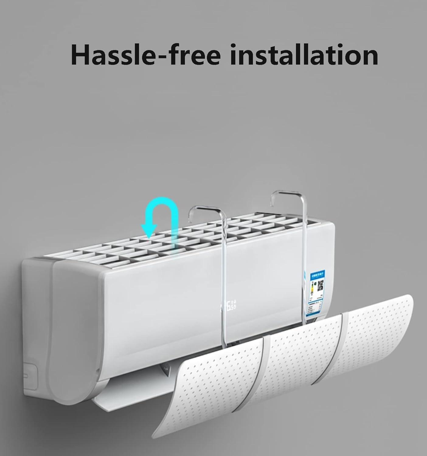 Onprix Adjustable Air Conditioning Wind Deflector Outlet Air Wing Air Cooled Baffle Wind Direction Telescopic Windshield for Vents Sidewall Ceiling Registers