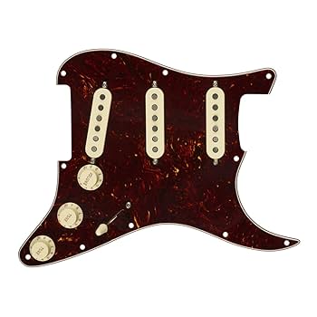 Amazon.co.jp: Fender Guitar Parts Pre-Wired Strat® Pickguard