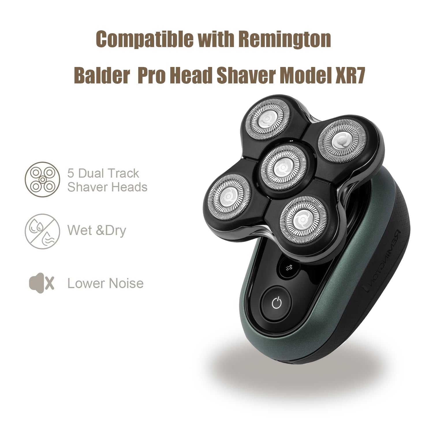 2 testine di ricambio per rasoio Remington RX7 Ultimate Series (non compatibili con Remington RX5)