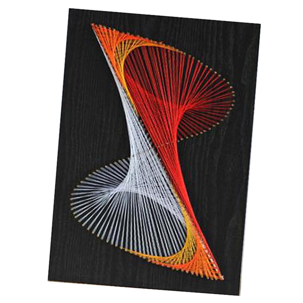 KTUXZCI Kit fai da te per lavoretti creativi con fili d'epoca, per creare familiari e decorazioni per la casa, per lavori di fili geometrici, materiali per