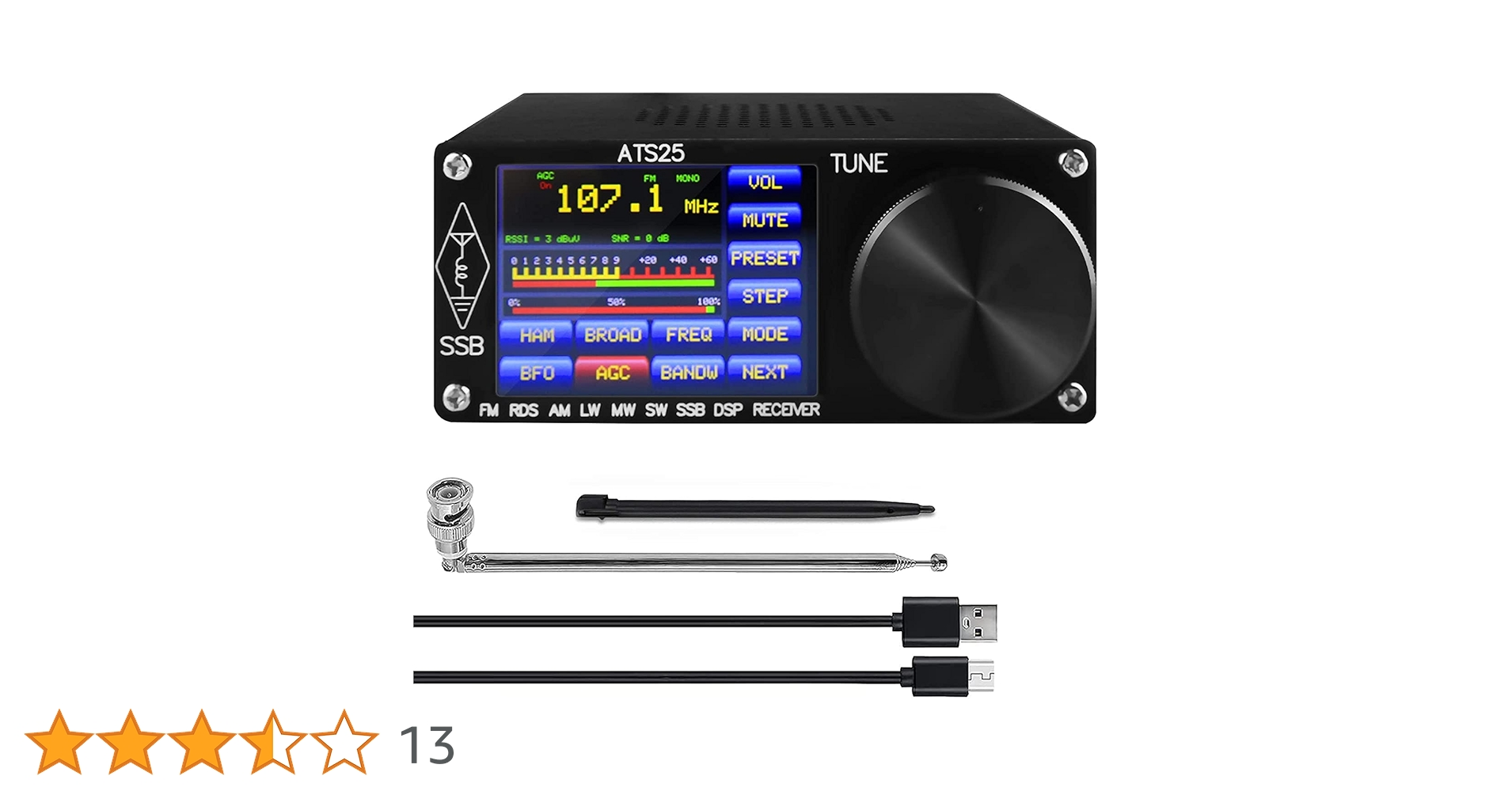 お買い得！Si4732 受信機 ATS-25 オールバンドラジオ受信機 Amazon.co.jp: Si4732 受信機 ATS-25 オールバンドラジオ受信機
