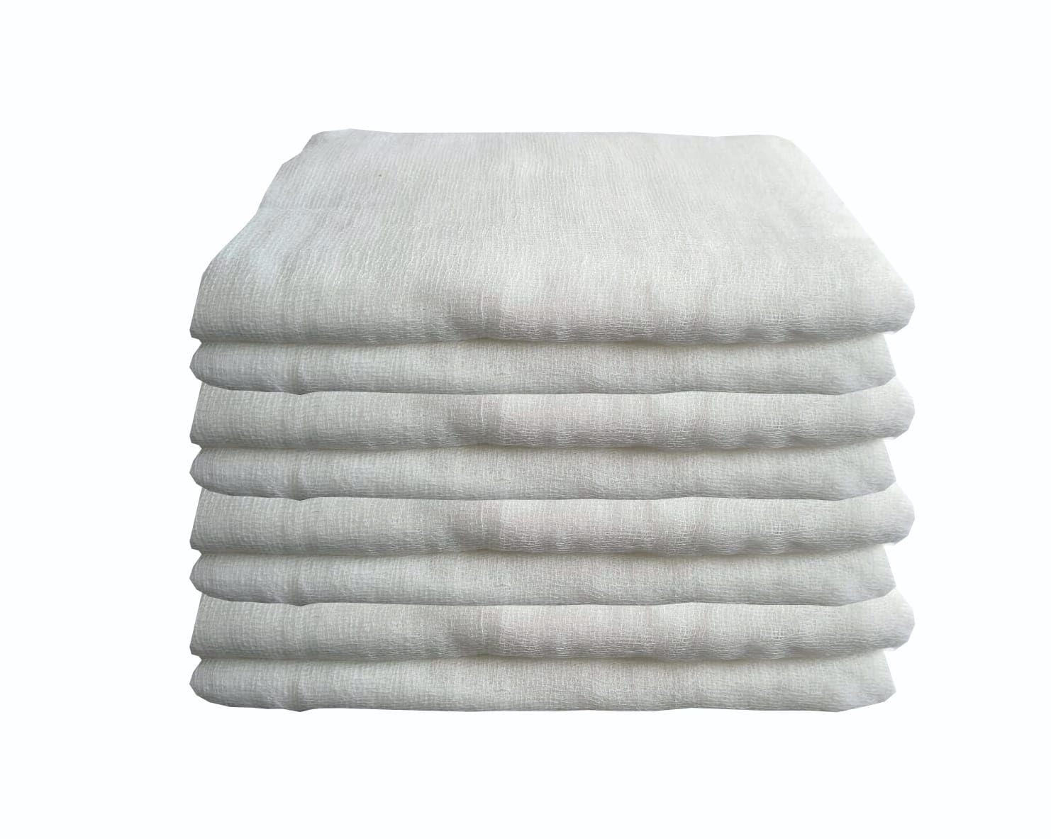 NUVO MEDSURG E.T.O Sterile Absorbent Gauze Cloth (90cm x 18m) | 100% Cotton for Surgical Wound Care & Medical Dressing Pads | White, 3 Pieces