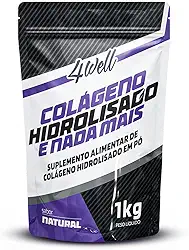 Colágeno Hidrolisado em Pó 4well 1kg Tipo I Sabor Natural