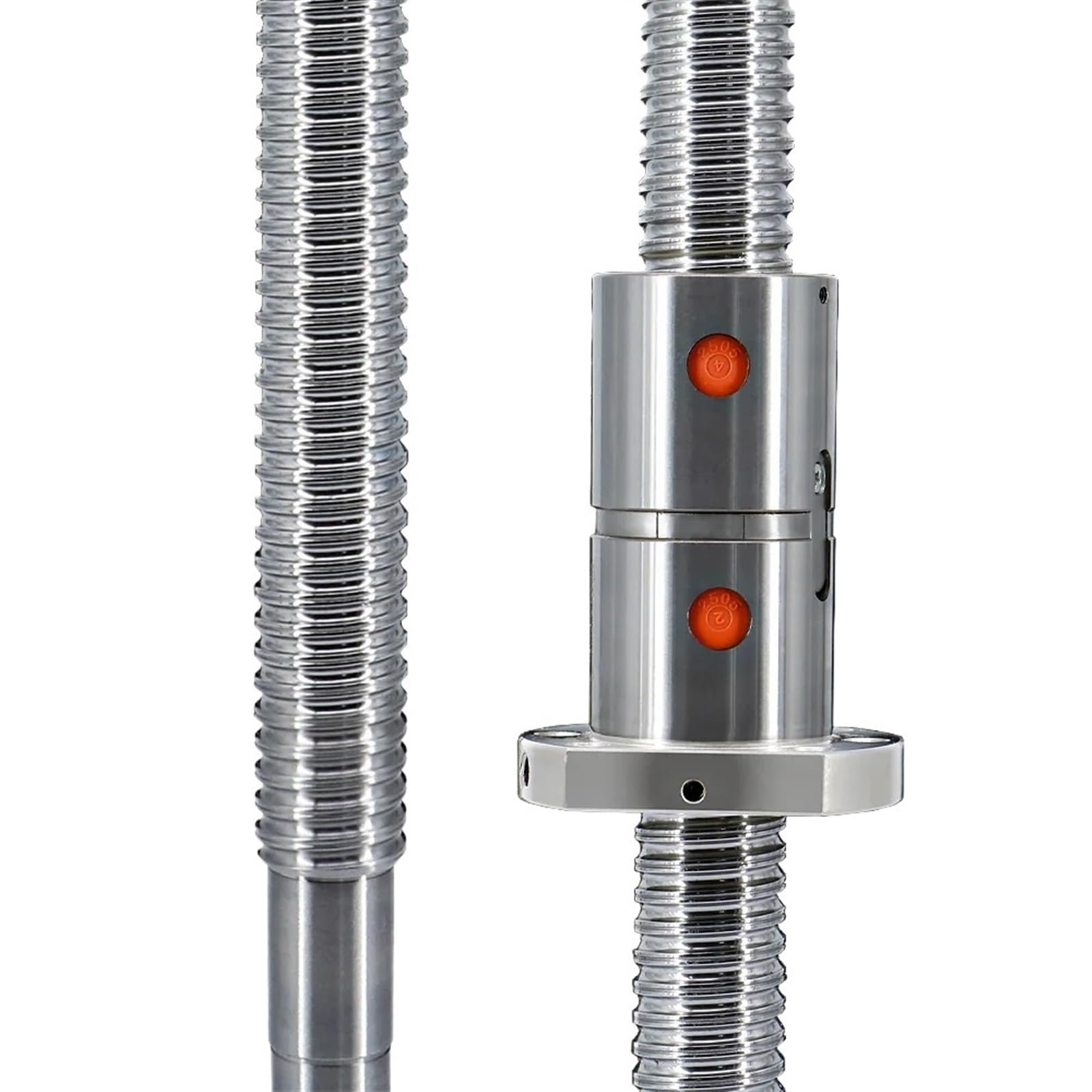 Metal Ball Screw nut Ball Scew DFU2005 200 250 300 400 450 500 550 600 700 800mm C7 Roller Screw with Double Ball Nut and End Machined(500mm)