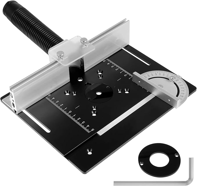 Aluminium Router Table Insert Plate, Wood Router Plate for Woodworking