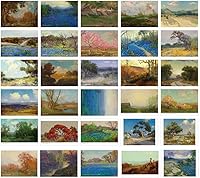 HOSTEESSCHOICE 30 Julian Onderdonk Art Postcards - Famous American Scenery Paintings Variety Pack, 4x6 Inch Thick Cardstock