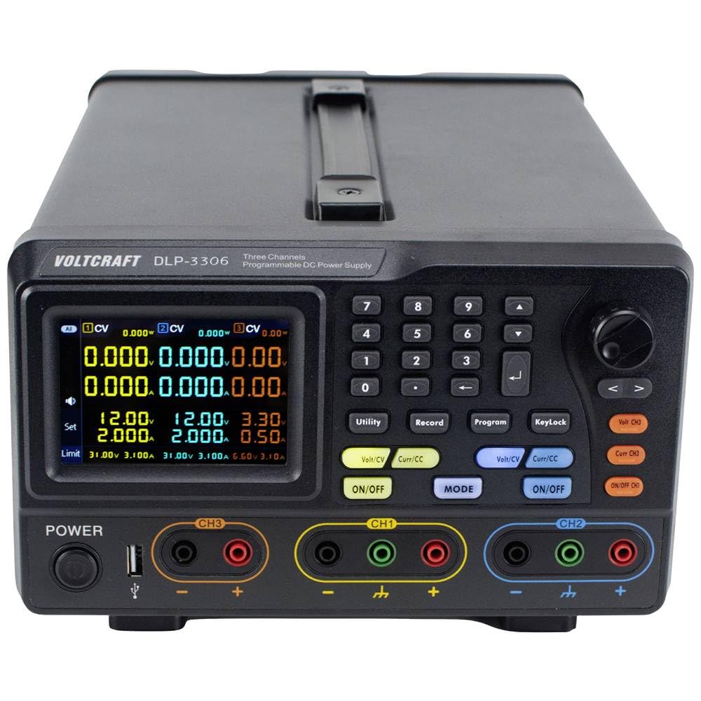 VOLTCRAFT DLP-3306 Labornetzgerät linear geregelt 0-30 V 0-6 A 378 W RS-232, USB, LAN Slave-Funktion Anzahl Ausgäng