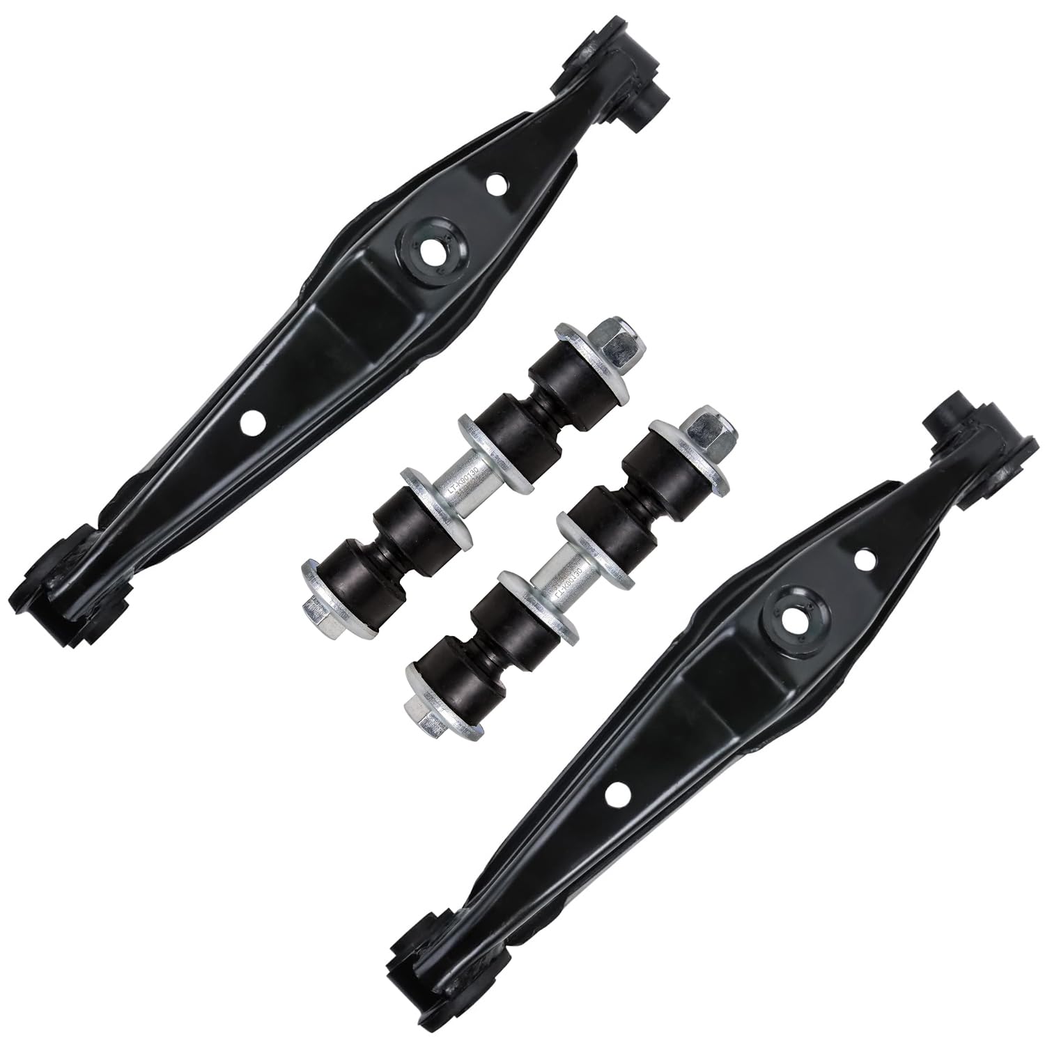 Detroit Axle - 4pc Lower Lateral Arms Kit for 1986-1989 Mazda 323, 2 Rear