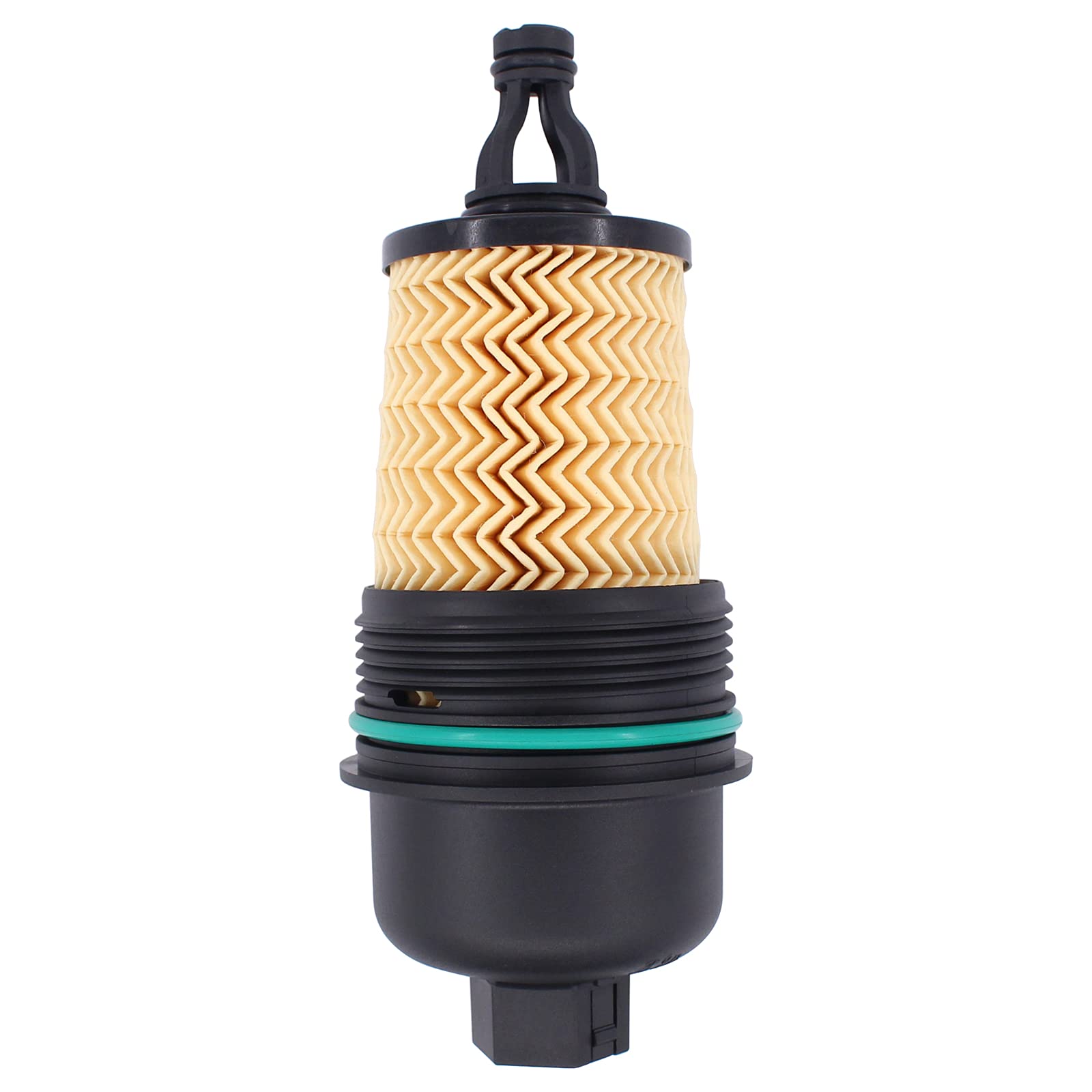 NewYall Air Filter and Oil Filter with Cap Set for Maserati Quattroporte/Ghibli 2014-2020, Levante 2017-2020