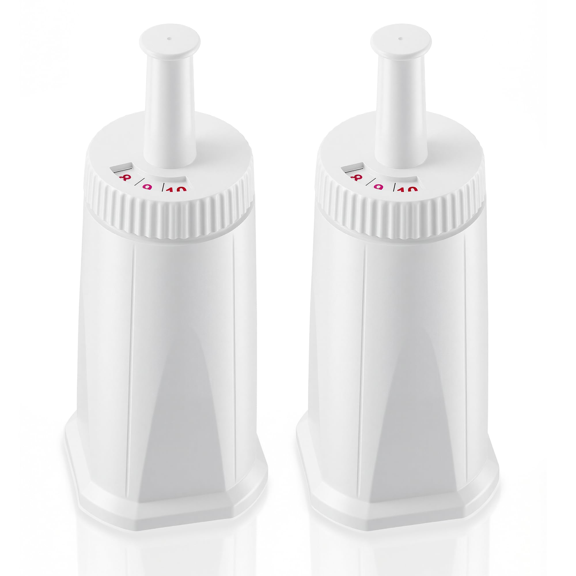 2 Pack Breville Bes880 Water Filter Replacement,Compatible with Breville Sage Oracle Touch, Barista, Claro Swiss, BES878, Bes920, Bes008 Espresso Coffee Machine,Replaces Part #BES008WHT0NUC1