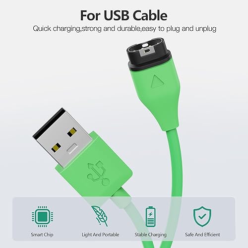 Miniatura 3 de AWINNER Compatible con el cable cargador de reloj Garmin (USB A -2 unidades)