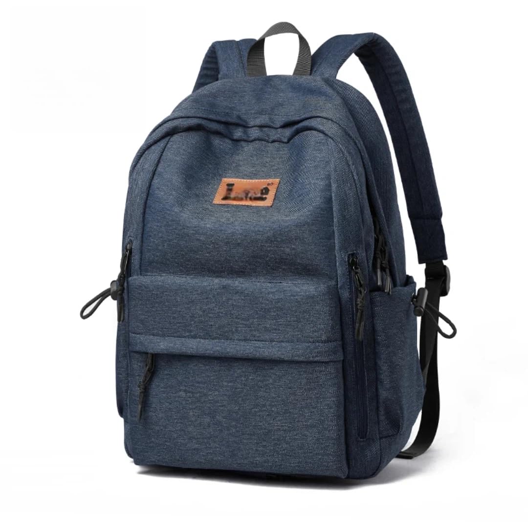 Mochila para portátil de 16 pulgadas para mujeres Hombre de Oxford Middle High School Mochila de gran capacidad para estudiantes universitarios adolescentes(Azul G)