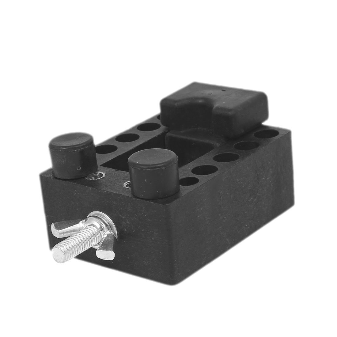 IIVVERR Spring Loaded Adjustable Vise Watch Back Cover Case Holder Repair Tool Black (Herramienta de reparación de soporte de la funda de la carcasa de la tapa trasera del reloj de la tapa ajustable'