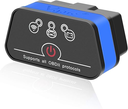 Vgate iCar2 OBD2 Escáner Herramientas de escaneo Interfaz Adaptador Wi-Fi, luz de control del motor, herramienta de diagnóstico de coche para iOS y