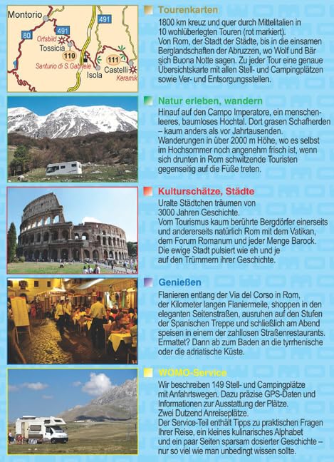 Mit dem Wohnmobil nach Mittel-Italien: Rom, Latium, Abruzzen und zwei Meeren (Womo-Reihe, Band 79)