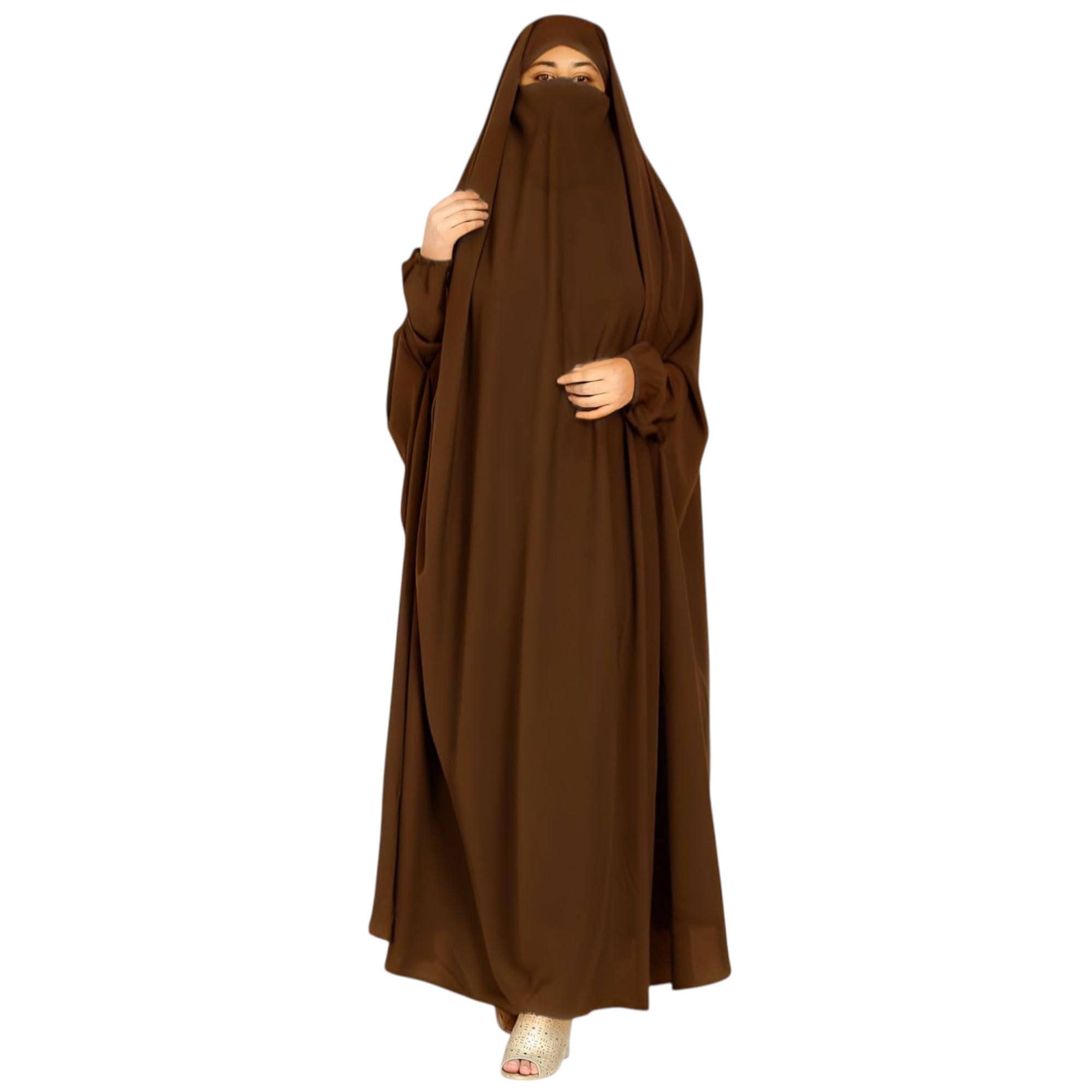 Very Loose Fit & Free Size - Single Piece Jilbab In Firdaus Fabric for Women (Free Size)