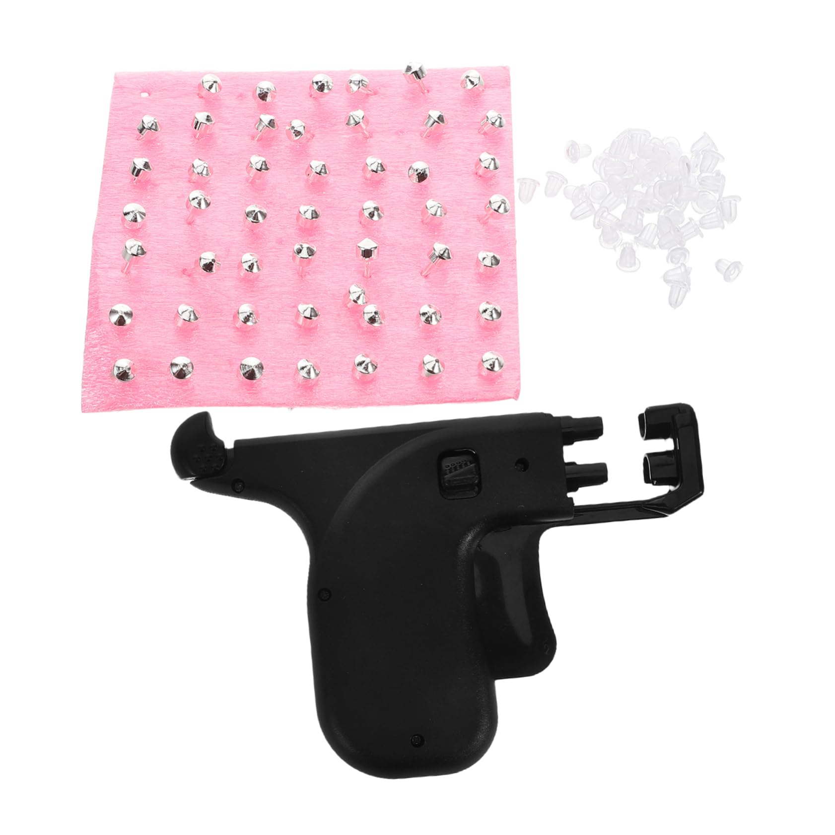 Ipetboom Quick Piercing Ear Piercing Kit Safety Ear Piercer Stainless Steel Set Precise Targeting for Beauty Salons