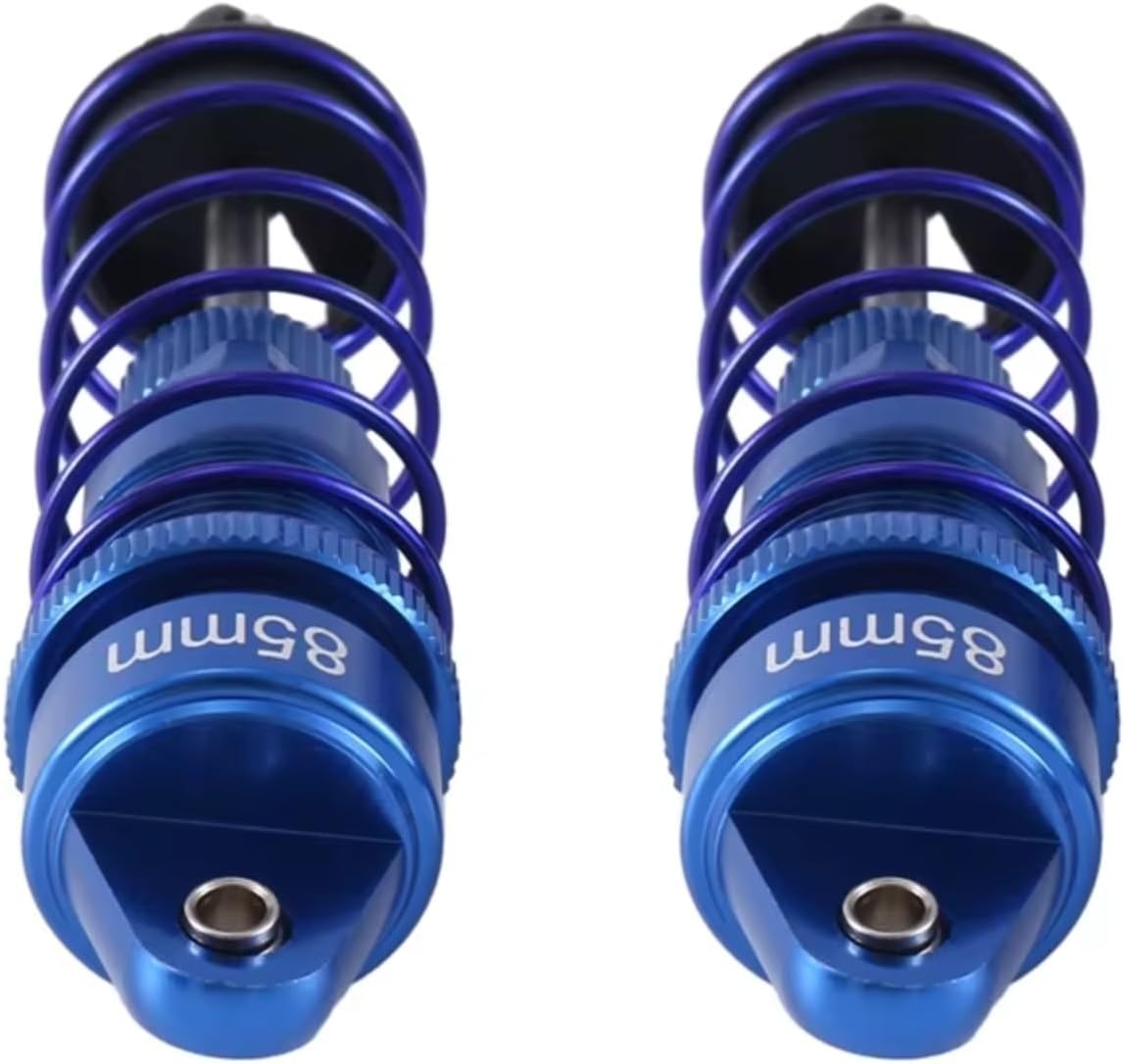 RCショックアブソーバー 1/10 RC バギートラック用 ショートコース ラリートラックパーツ オイル調整可能 85mm メタルシ