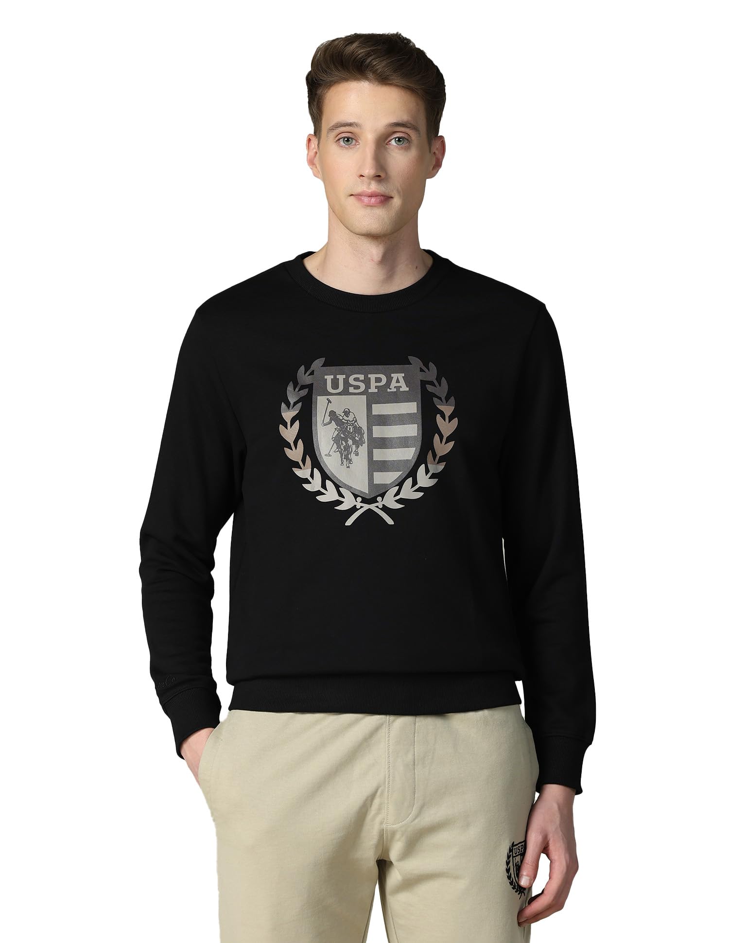 u.s. polo assn. denim co. Men's Brand Printed Regular fit Sweatshirt-picture-39