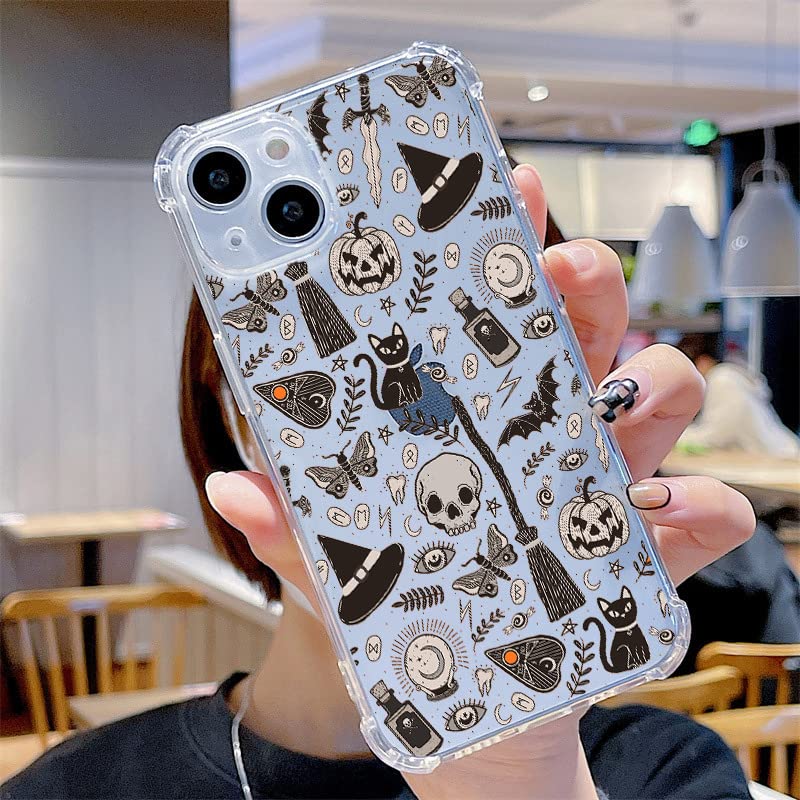 Coque iPhone 14 transparente Halloween anti-rayures pour protéger sans masquer le design - 7