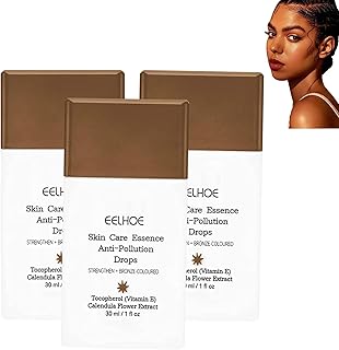 2023 New Fake Tan Peptide Serums Serums, Bronzer Drops, Skin Care Anti-Pollution Sunshine Serum Drops, Replenishing Face and Body Bronzing Essence for Fine Lines, 30ml (3 PCS)