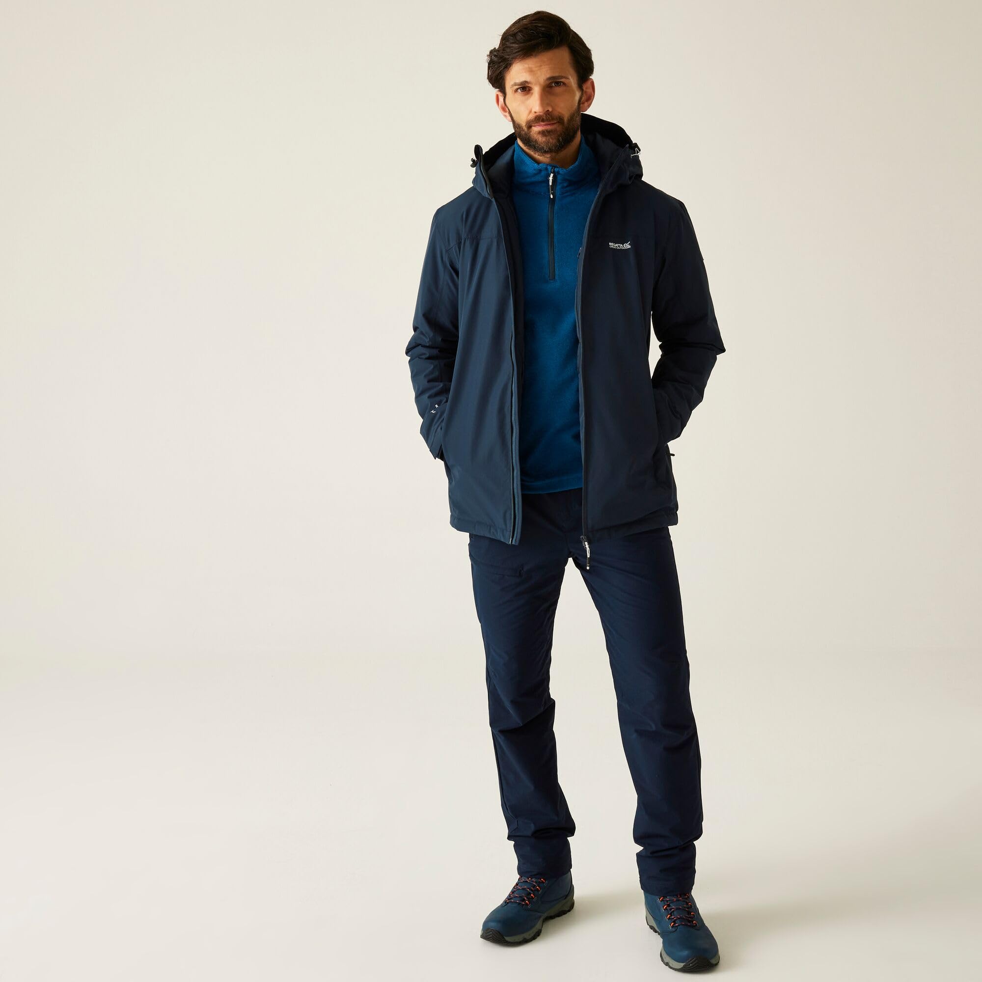 Regatta Hombre Chaqueta Impermeable Y Aislante Thornridge, Black
