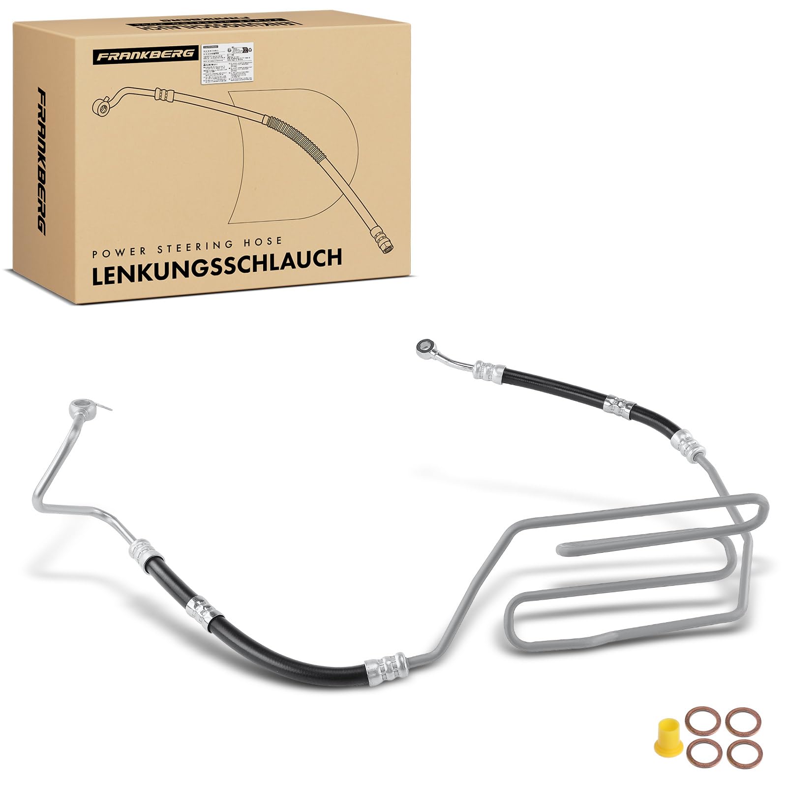 Frankberg Servolenkung Schlauch Kompatibel mit A3 8L1 S3 q.u.a.t.t.r.o 1990-2003 Replace# 8N0422893N