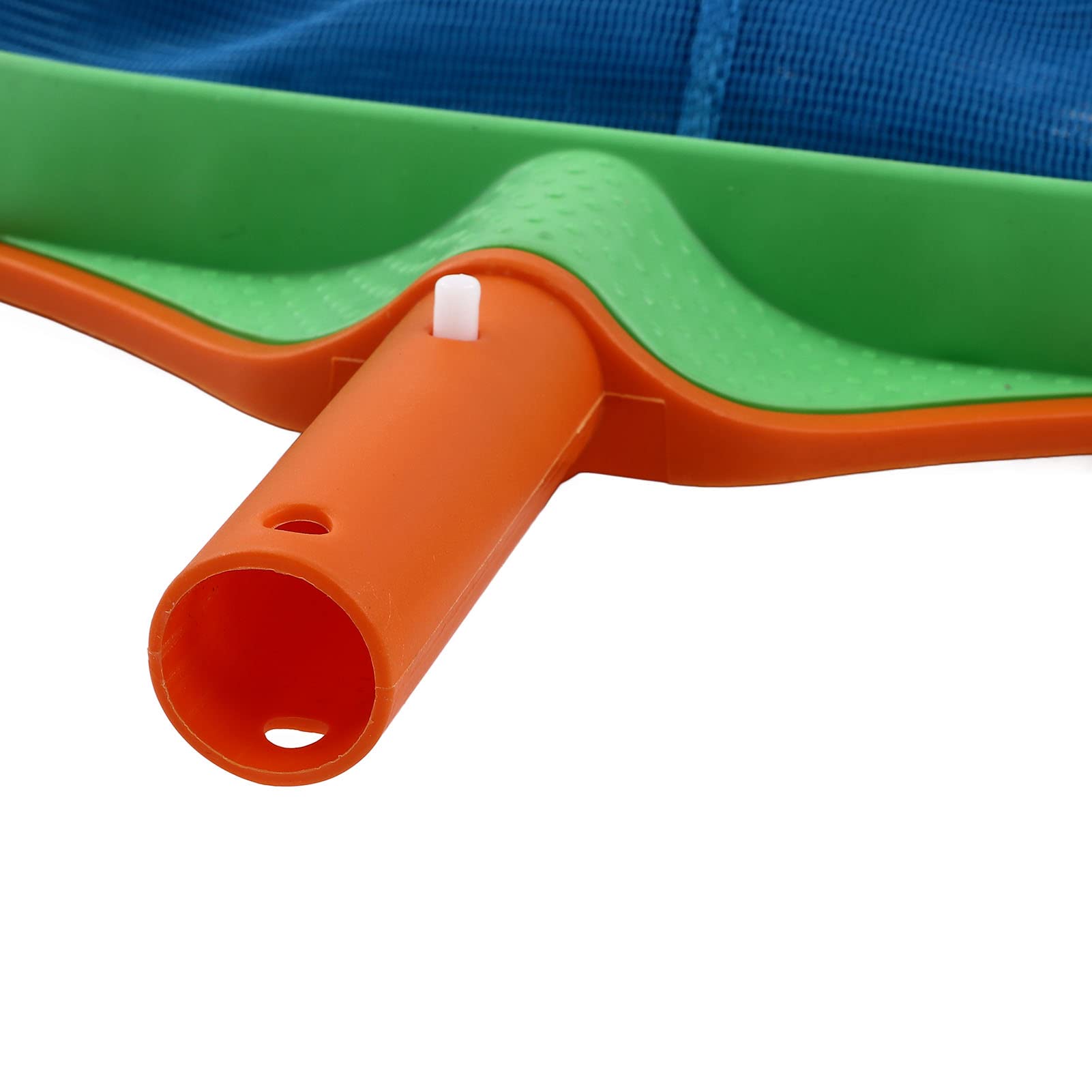Skimmer de hojas de piscina – Red de nailon con plástico e 49 x 42,4 cm – Limpieza rápida, fácil instalación para piscinas, spas y fuentes