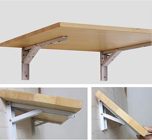 Miniatura 5 de Mesa plegable de hojas colgantes para montaje en pared, mesa de lavandería plegable, mesa plegable montada en la pared para lavandería, escritorio