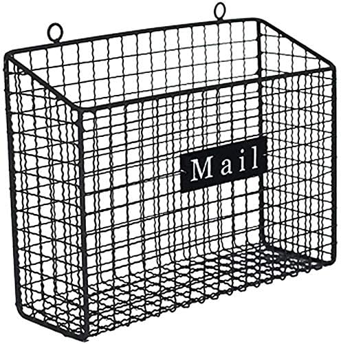 Indian Decor. 2964 Wall Mounted, Newspaper Holder, Magazine Rack,Simple Black Metal Newspaper Rack | Newspaper Rack Magazine Rack | Creative Storage Rack - Black Living Room Free Size - Black-picture-27