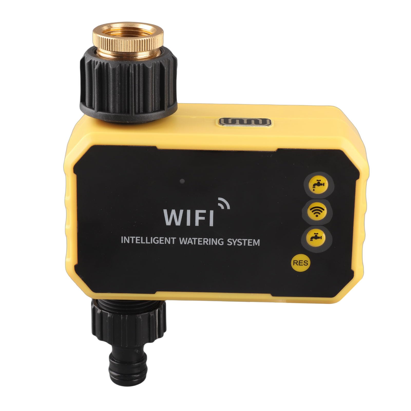Cocoarm Programmatore per Irrigazione WiFi, Controller Intelligente per Irrigazione Ad Energia Solare con Sensore Pioggia, di Automatico da Giardino per Balconi e Cortili