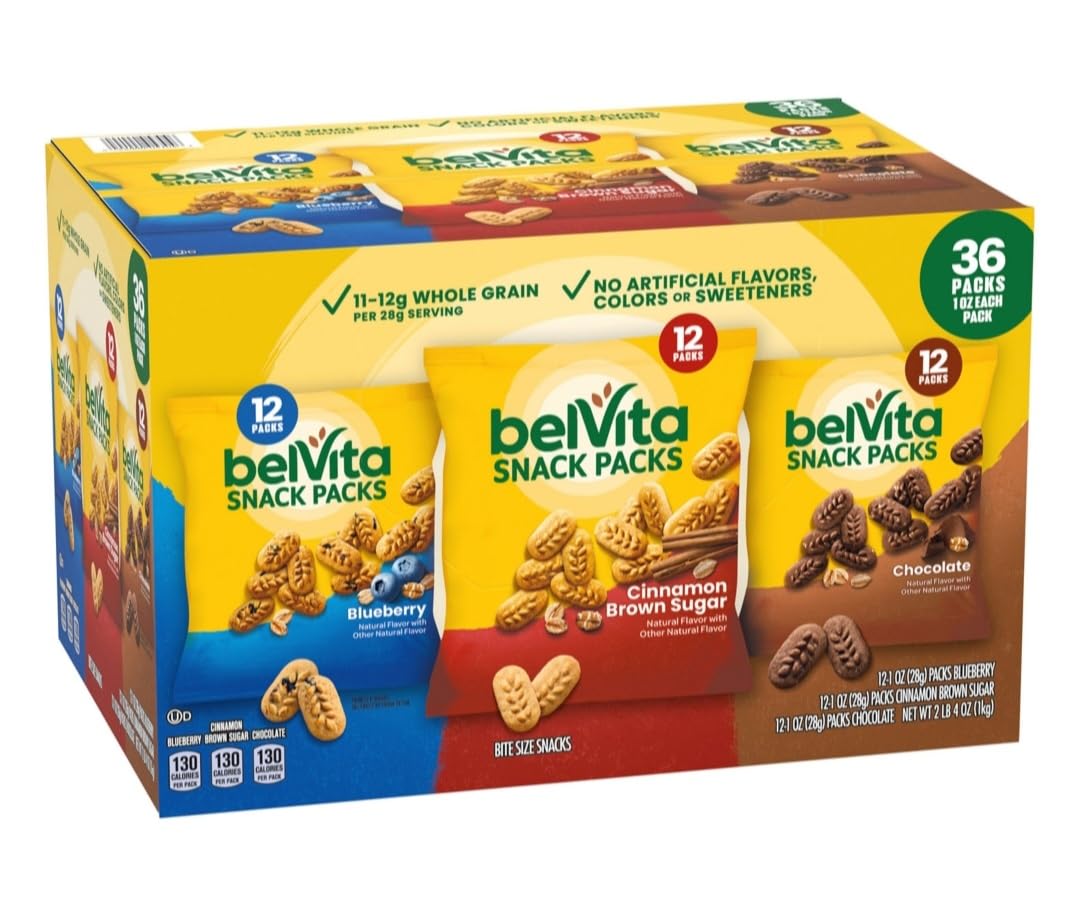 SOFANCY Bel-Viita Bites Breakfast Biscuits Variety Pack (1 oz., 36 pk.)