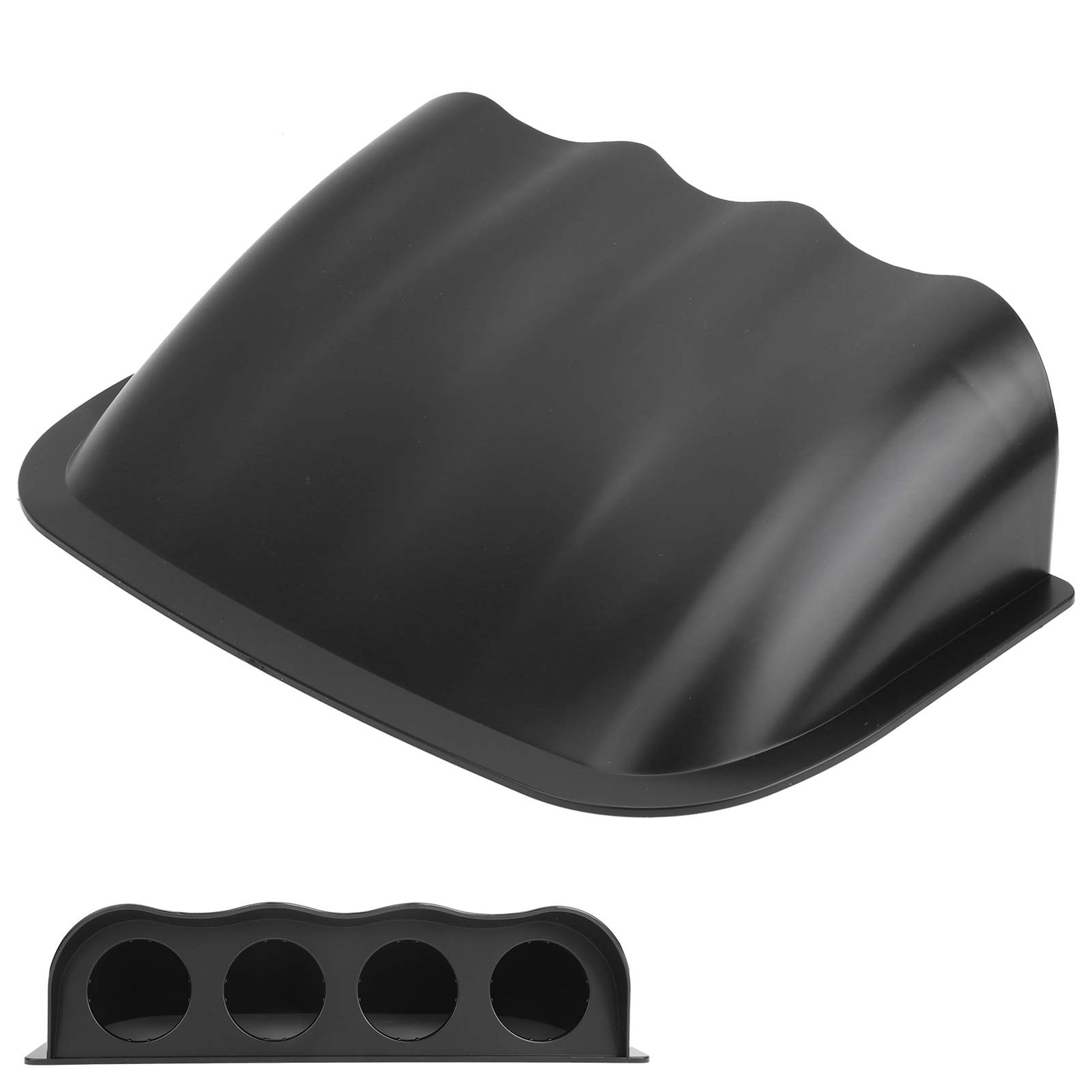 Cocoarm Supporto per Cruscotto in ABS, Supporto per Cruscotto, 4 Fori, 52 Mm, 2 Pollici, per Quad, Aderenza Perfetta, Facile Installazione, Organizzato per Gli Utenti di Auto, Camion e Barche.