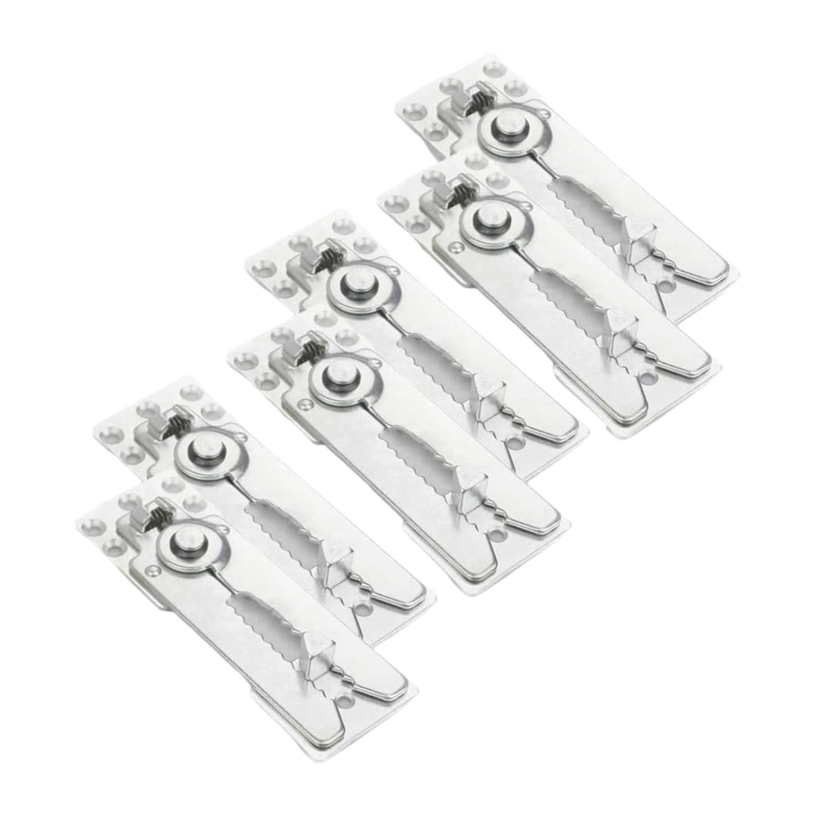 HDUBKHE Secure Your Couch Sections 6Pcs Steel Interlockings Connectors Adjustable Brackets Sofa Sliding Adjustable Brackets Sofa Sliding