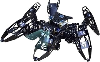 Robot toy Six-Legged Robot Kit, Secondary Development Kit Bracket Graphical Programming Spider Bionic Gifts Smart programmable robot (Color : Advanced finished)