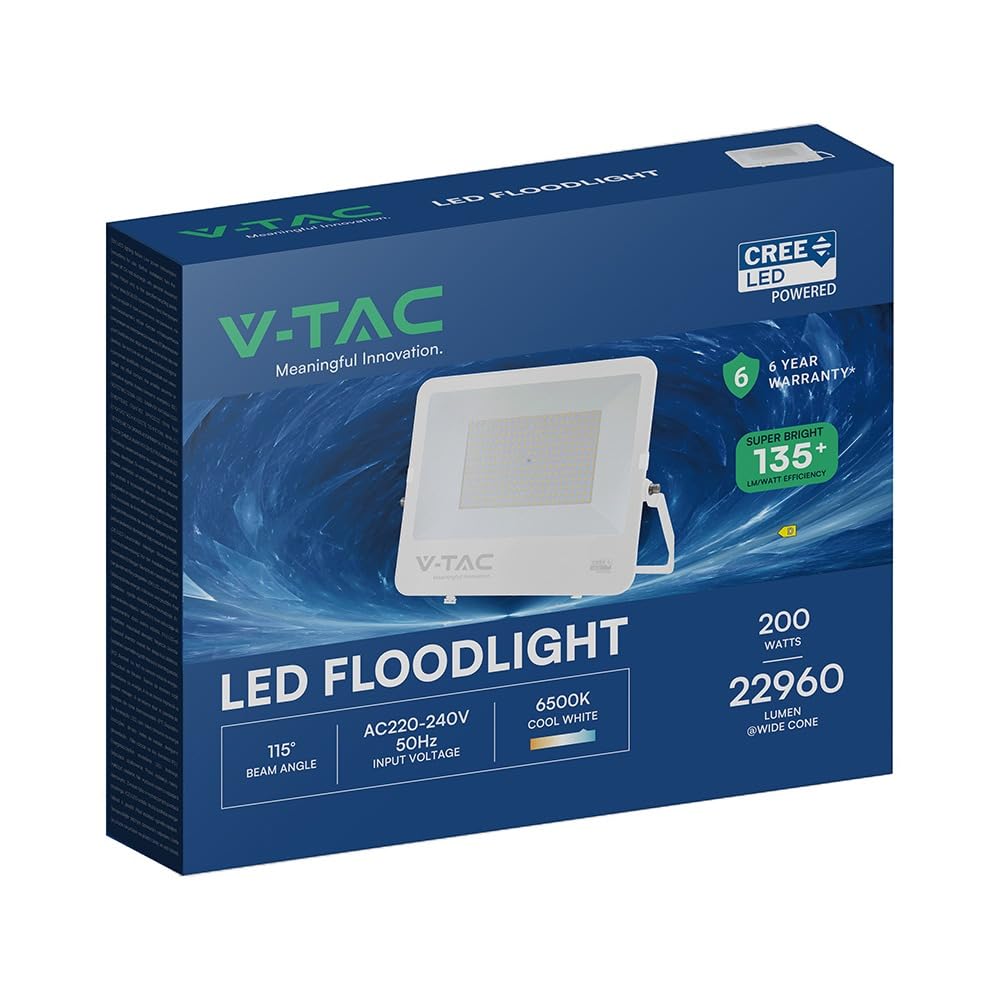 Faretto da parete a LED per esterni, colore bianco, 40,6 cm
