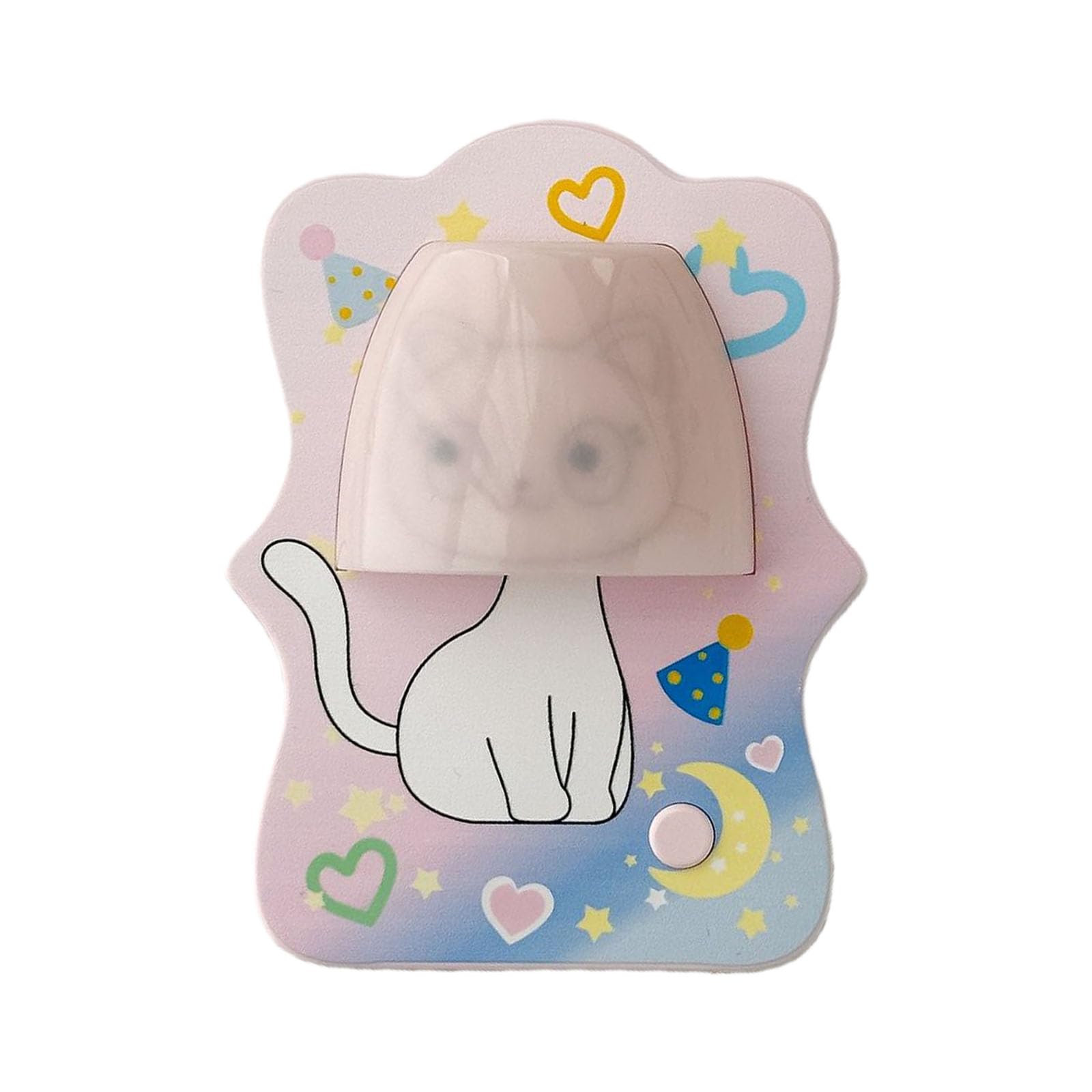 Refrigerator Magnets Night Light Cats Fridge Magnet, Locker Decorative Magnet for Whiteboard, Map, Kitchen Decorative for