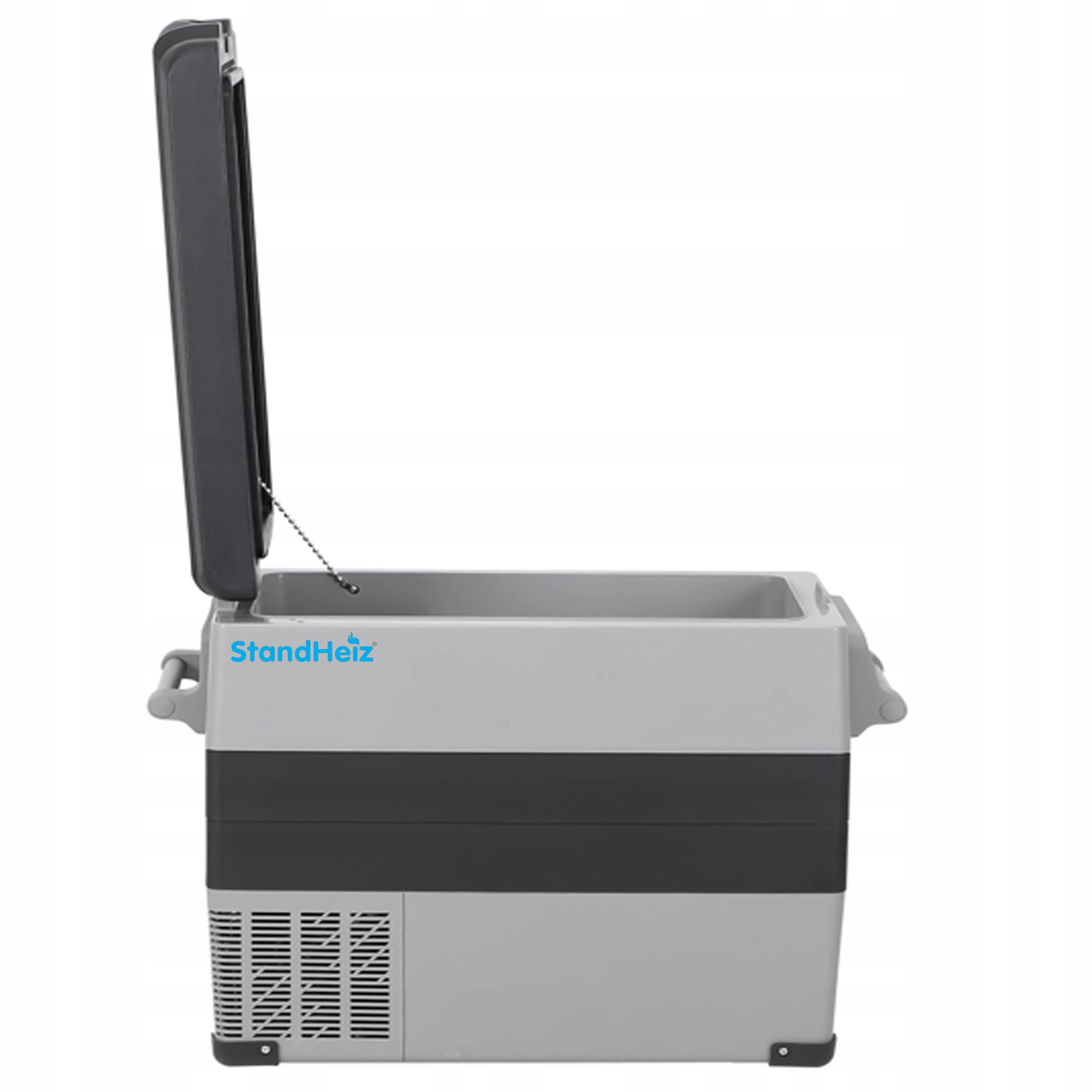 Kompressorkühlschrank für Auto, tragbare Kompressor-Kühlbox, 55 L, Minikühlschrank Wohnwagen Camping LKW, -20℃, 12/24V DC 230V AC