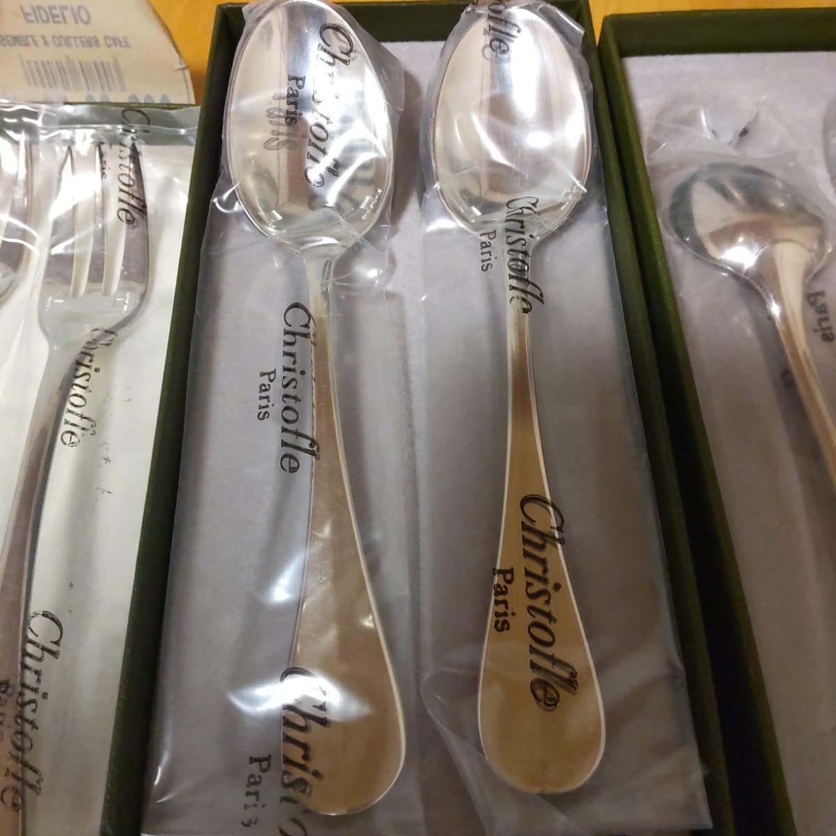 クリストフル スプーン Christofle 4本 クリストフル スプーン