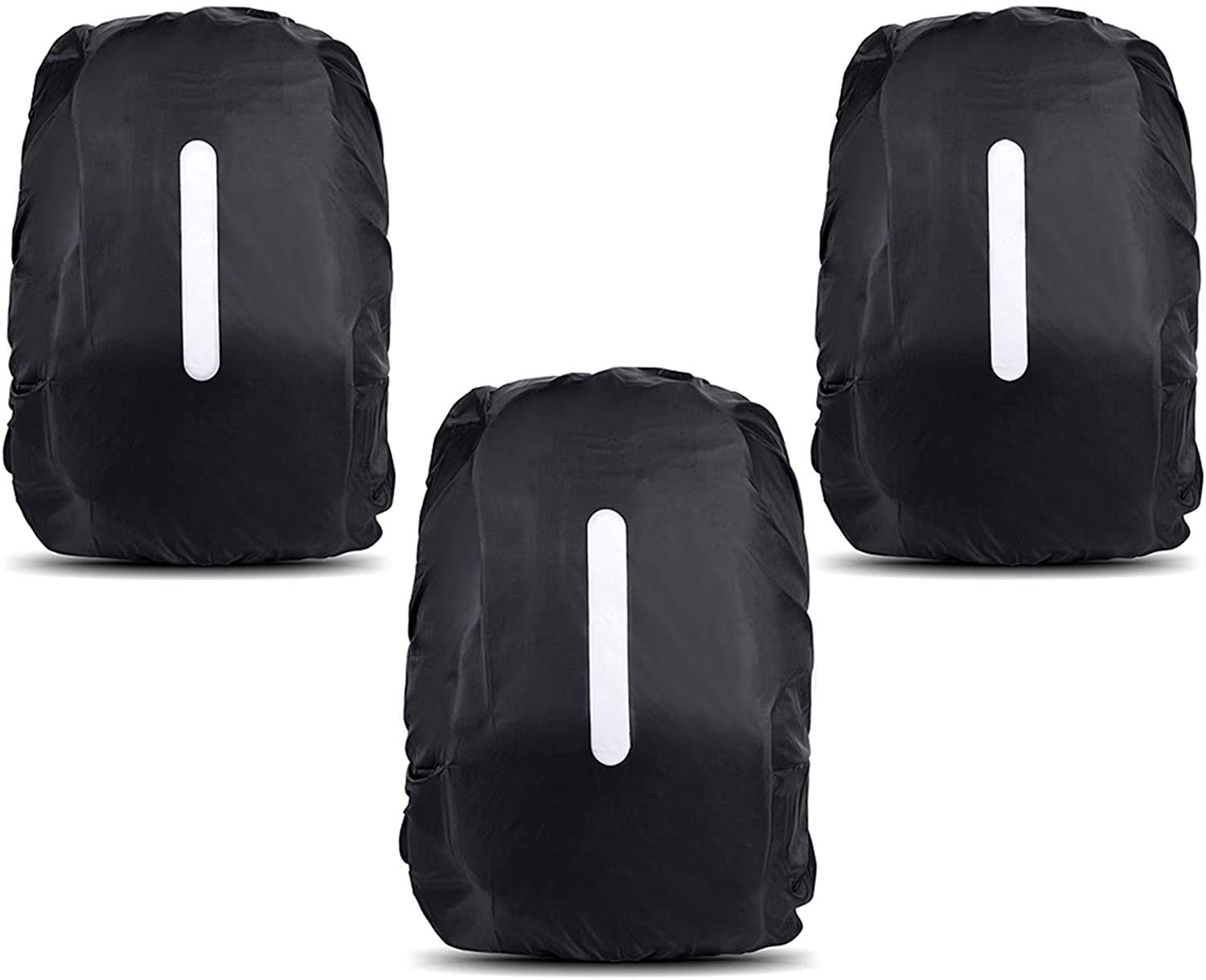 Protection Portable Eau Protection Sac à Dos Pluie Housses Imperméables Pour Sac à Dos - Lot De 2 - Taille 18-30L - Bandes Réfléchissantes Housse Sac A Dos Avion Protection Sac A Dos Reflechissant