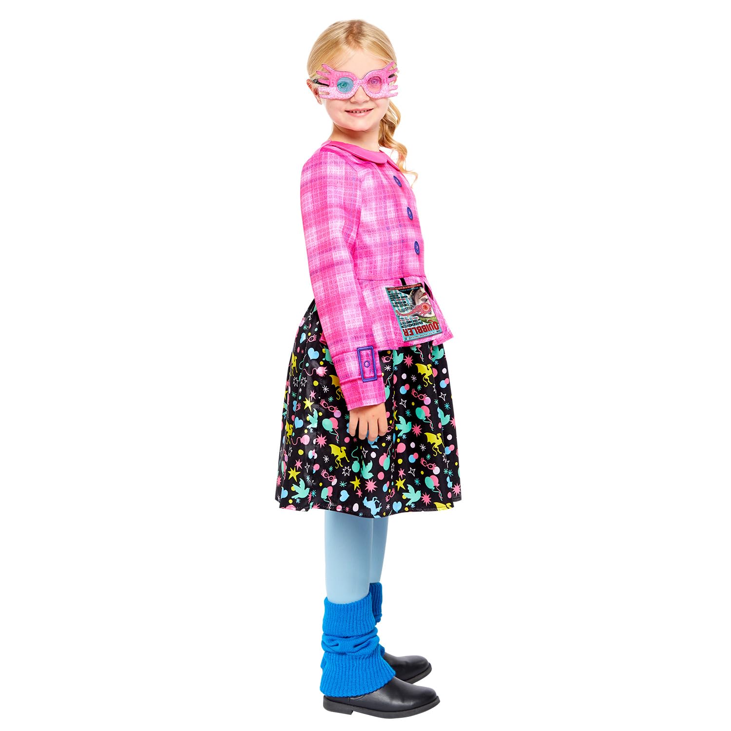amscan - Girls Officially Licensed Harry Potter Luna Lovegood Kids Fancy Dress Costume