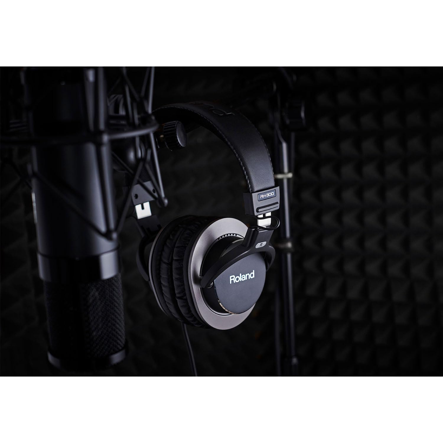 Roland RH-300 zamknięte słuchawki studyjne + keepdrum przedłużacz 3 m
