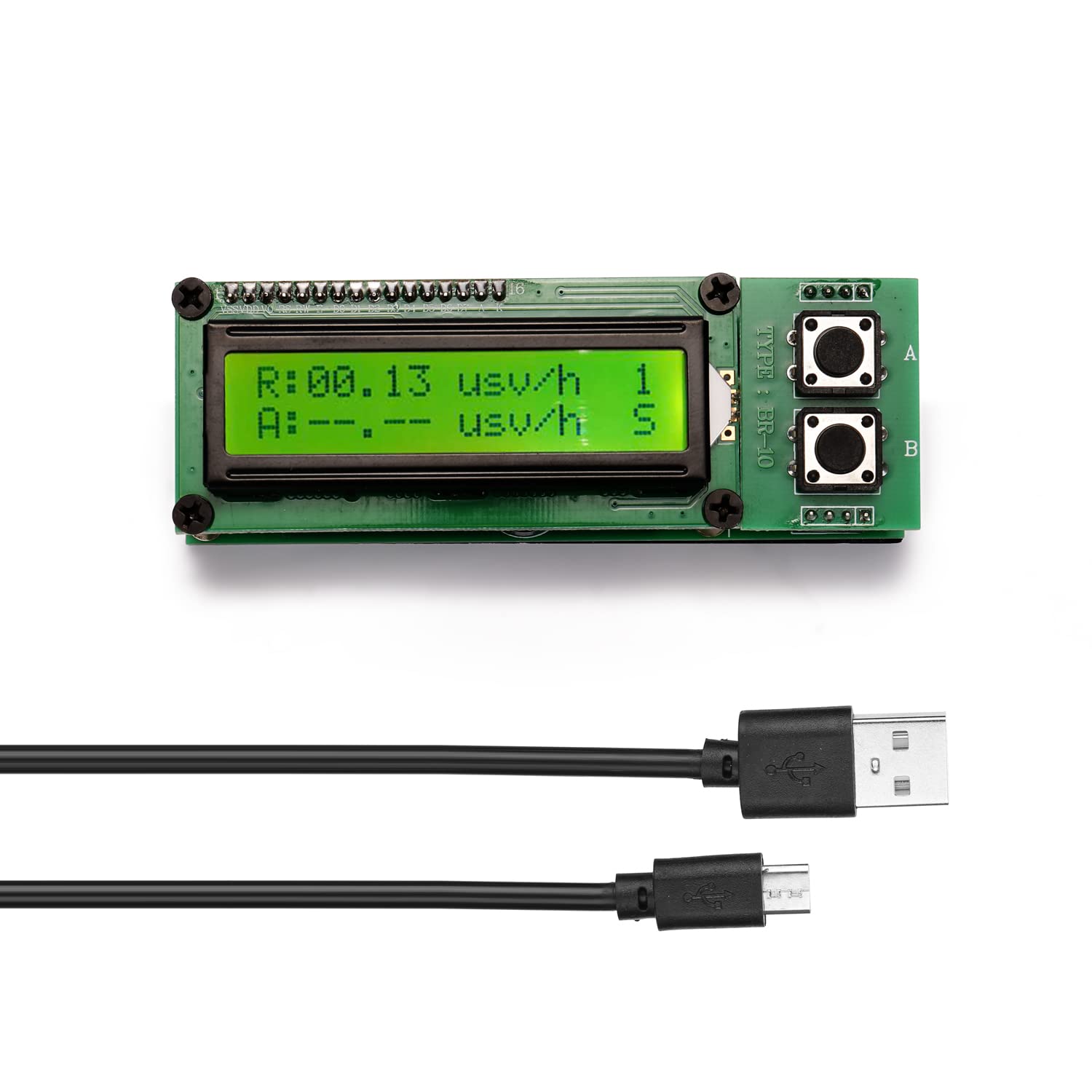 Irovami Nuclear Radiation Radioactive Radiation Tester Geiger Counter Tester Stone Gem Radiation Tester Individual Dosimeter
