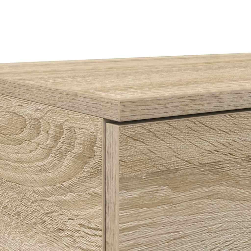 vidaXL Tiroirs de lit Chêne Sonoma 120 x 36,5 x 16,5 cm