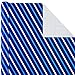 Image Arts Holiday Wrapping Paper Bundle with Cut Lines on Reverse, Blue (Pack of 4, 180 sq. ft. ttl.)