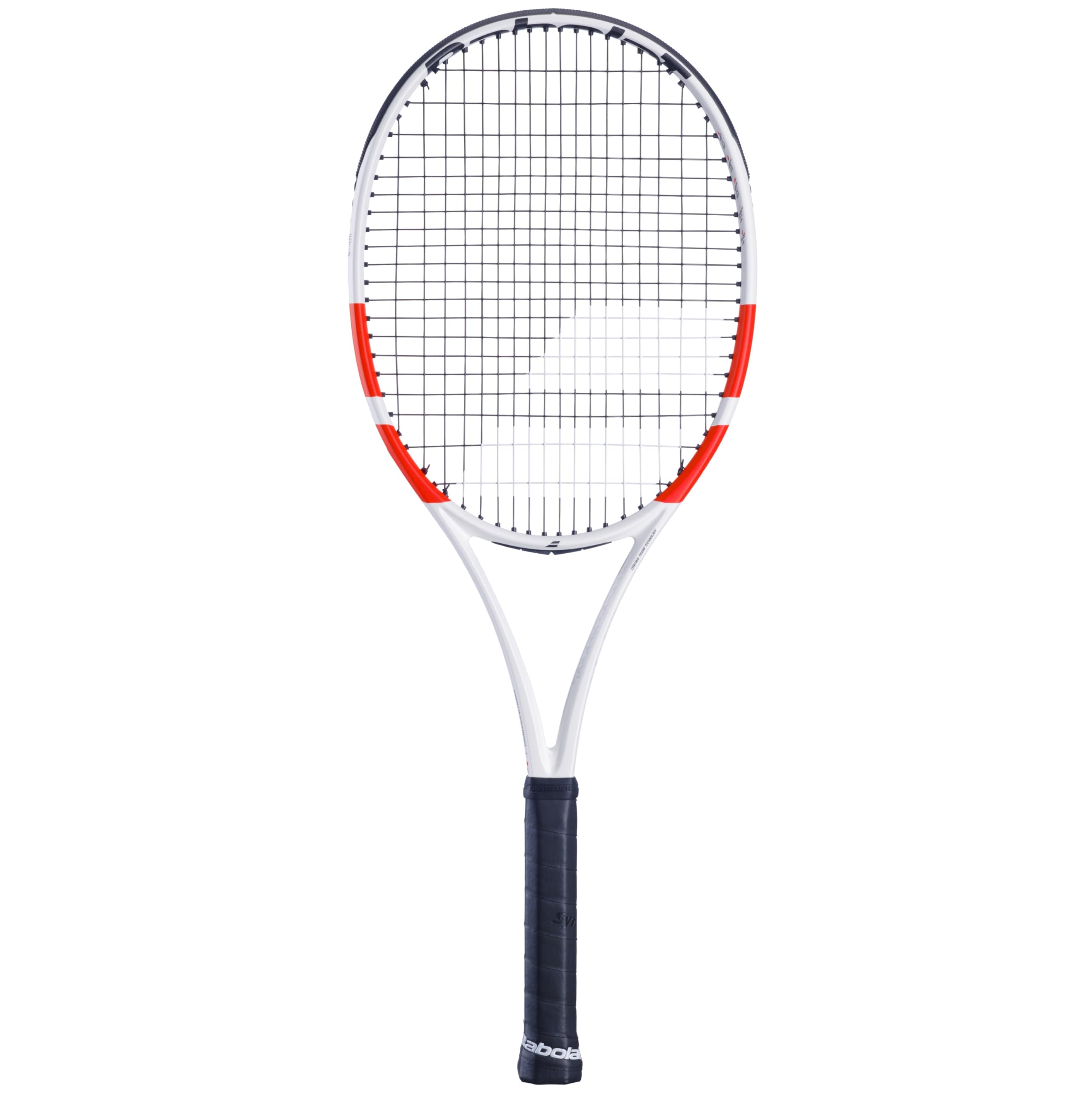 Babolat Pure Strike 98 18x20 Tennis Racquet (4th Gen) - Strung with 16g White Syn Gut at Mid-Range Tension (4 3/8